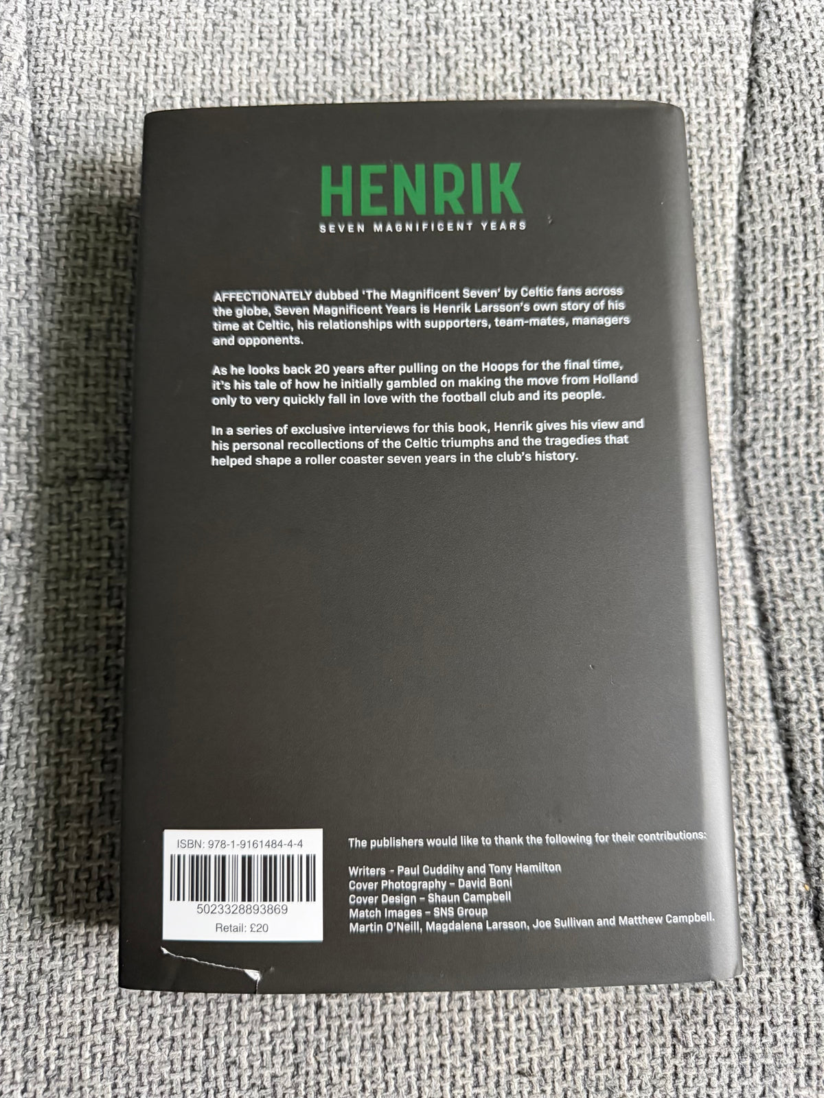 2024*1st* Henrik Seven Magnificent Years - Paul Cuddihy & Tony Hamilton (Celtic Publications)