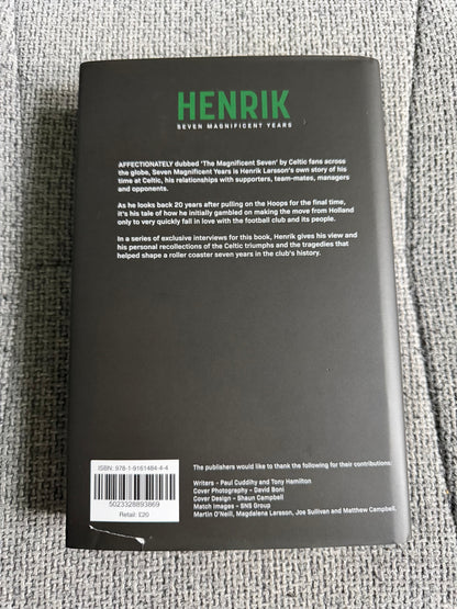 2024*1st* Henrik Seven Magnificent Years - Paul Cuddihy & Tony Hamilton (Celtic Publications)
