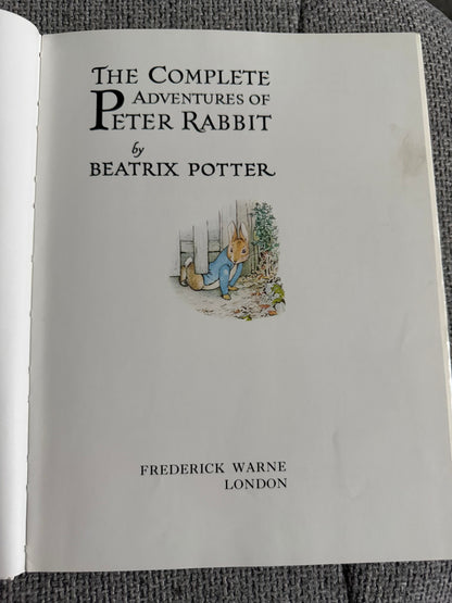 1982 The Complete Adventures Of Peter Rabbit - Beatrix Potter (Frederick Warne & Co Ltd) Large Format