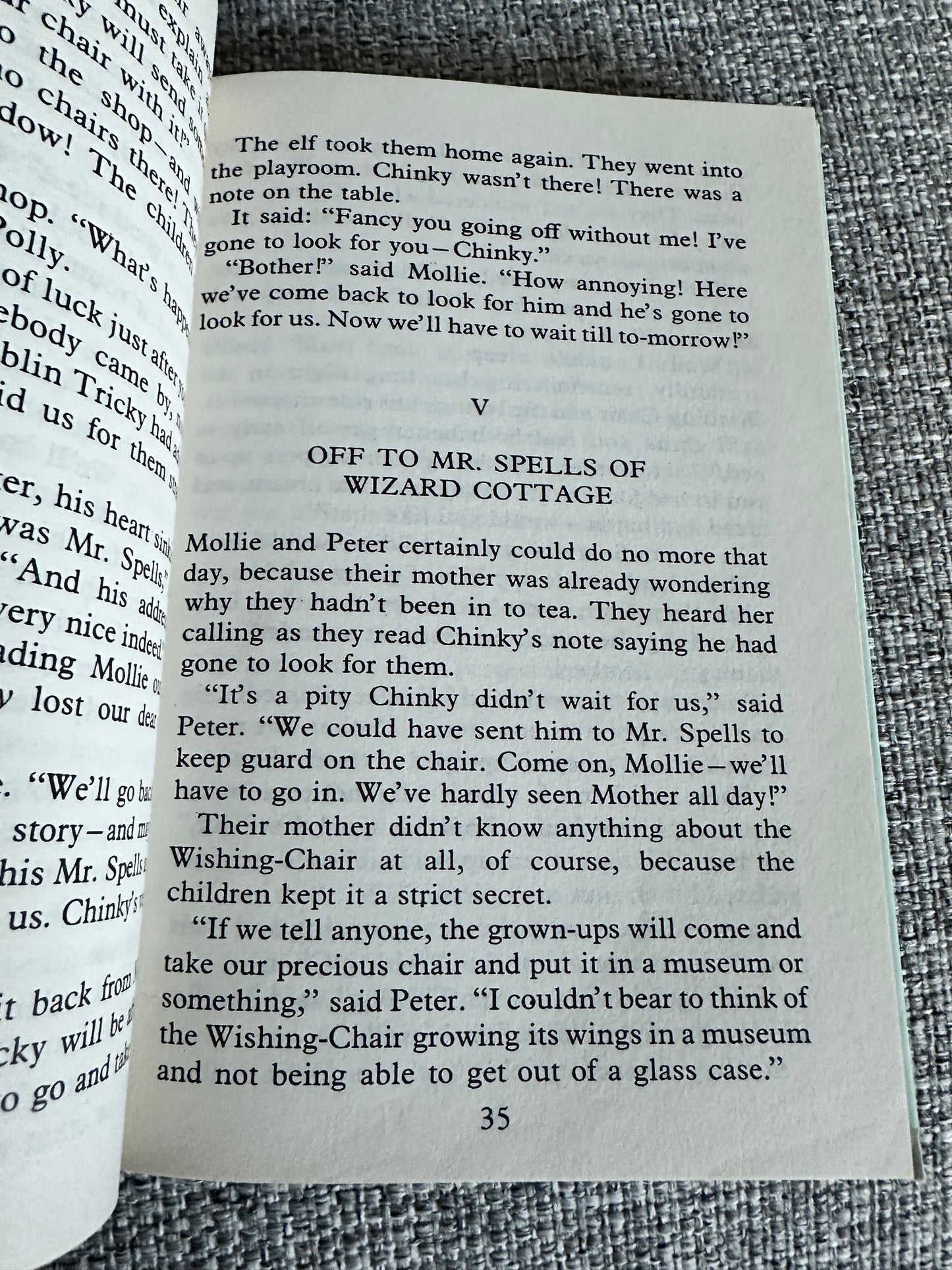 1985 The Wishing Chair Again - Enid Blyton(Dean International)