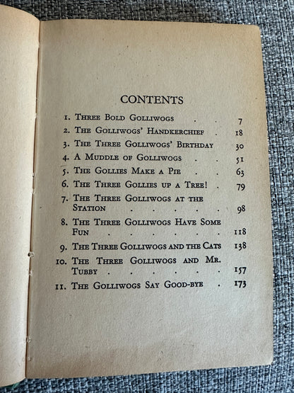 1968 The Three Golliwogs(original golly names) - Enid Blyton(Rene Cloke Illust) Dean & Son Ltd.