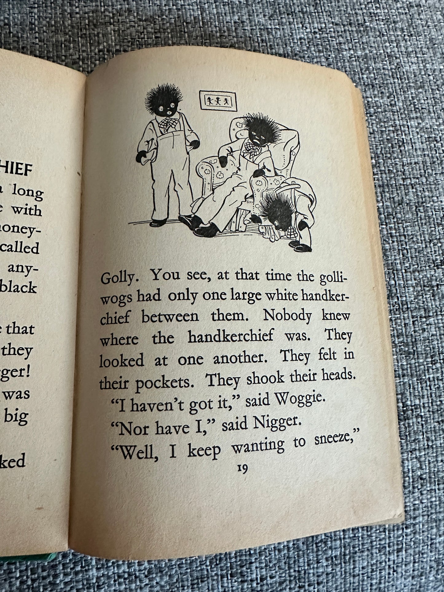 1968 The Three Golliwogs(original golly names) - Enid Blyton(Rene Cloke Illust) Dean & Son Ltd.