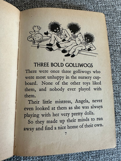 1968 The Three Golliwogs(original golly names) - Enid Blyton(Rene Cloke Illust) Dean & Son Ltd.