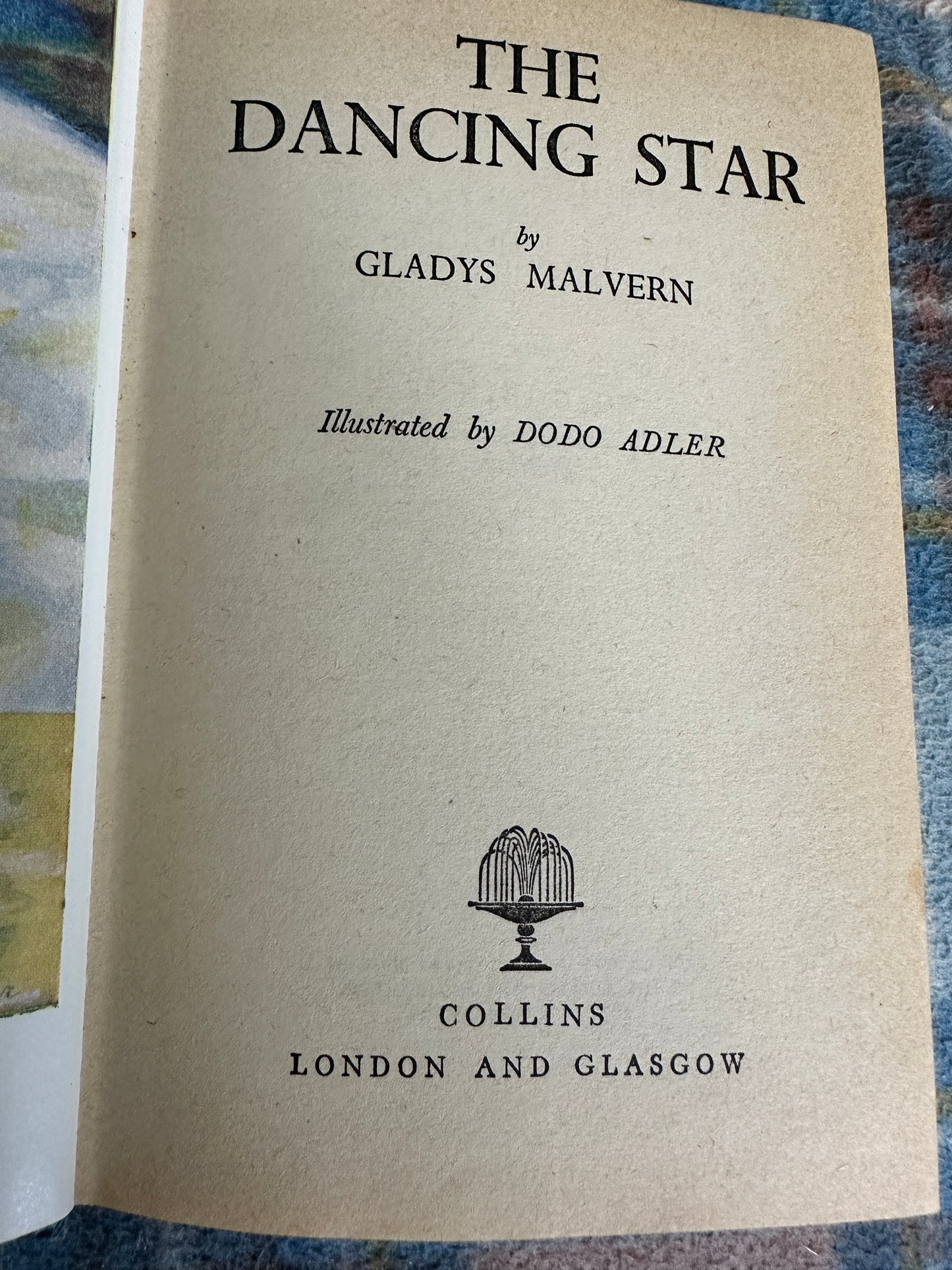 1960 The Dancing Star(Story of Anna Pavlova) - Gladys Malvern(Dodo Adler Illust) Collins(Seagull Library)