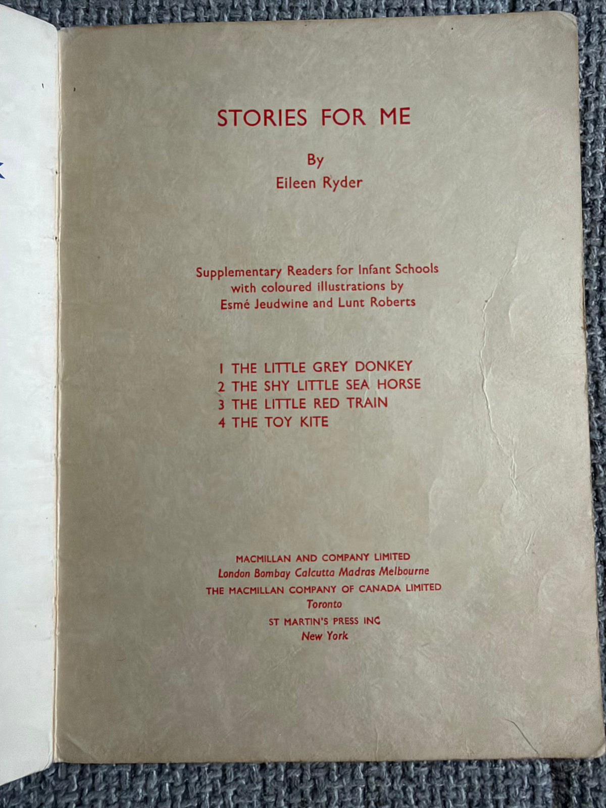 1957*1st* The Little Red Train - Eileen Ryder (MacMillan & Co Ltd)