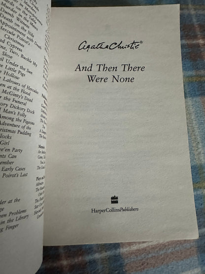2015 And Then There Were None - Agatha Christie (HarperCollins)