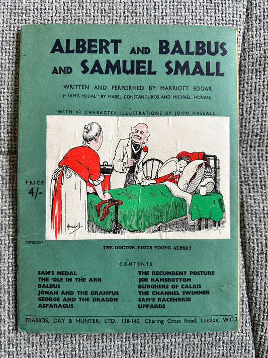 1938 Albert & Balbus & Samuel Small - Marriott Edgar(John Hassall Illust)Francis, Day & Hunter Ltd.