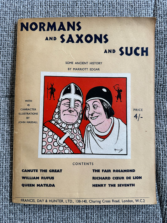 1938 Normans & Saxons & Such - Marriott Edgar(John Hassall Illust)Francis, Day & Hunter Ltd