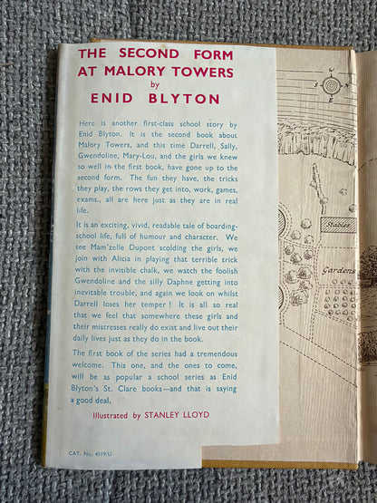 1948 The Second Term At Malory Towers - Enid Blyton (Stanley Lloyd illust) Methuen & Co Ltd