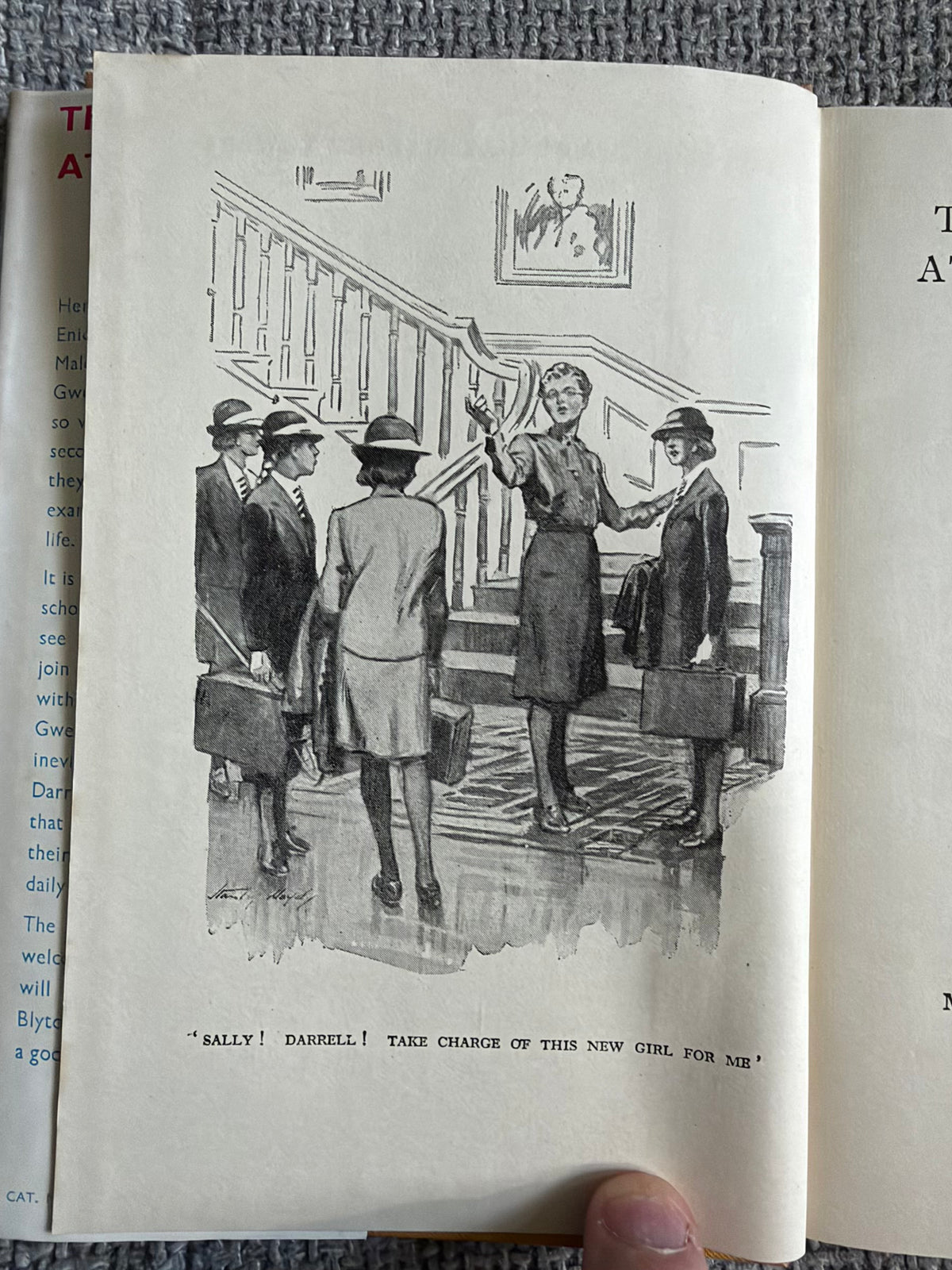 1948 The Second Term At Malory Towers - Enid Blyton (Stanley Lloyd illust) Methuen & Co Ltd