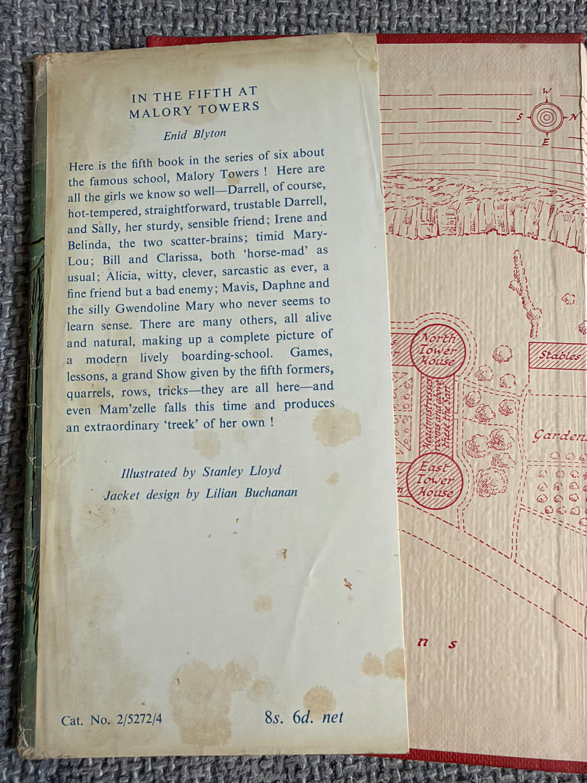 1961 In The Fifth At Malory Towers - Enid Blyton (Stanley Lloyd illust. Lilian Buchanan cover) Methuen & Co Ltd