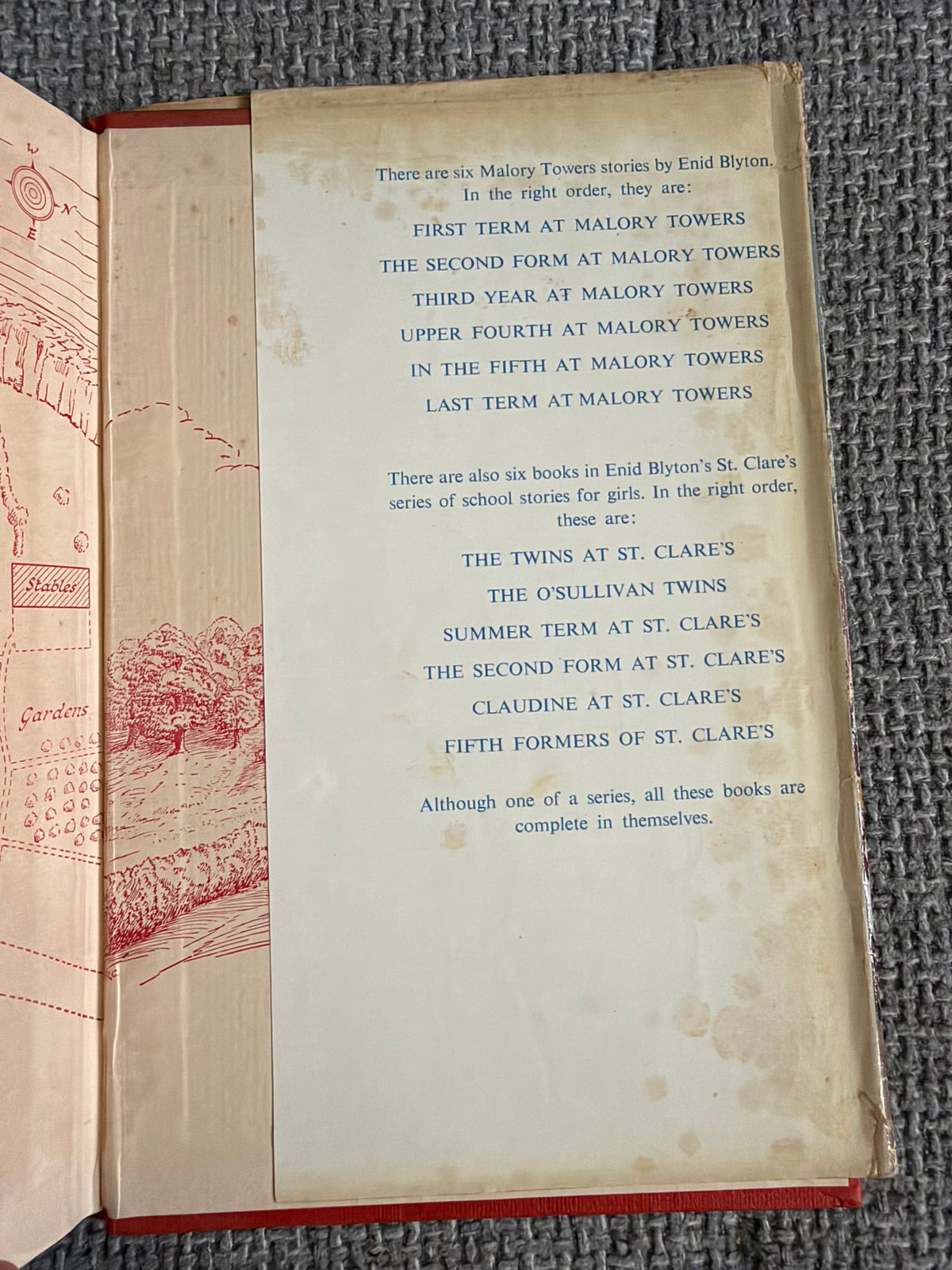 1961 In The Fifth At Malory Towers - Enid Blyton (Stanley Lloyd illust. Lilian Buchanan cover) Methuen & Co Ltd