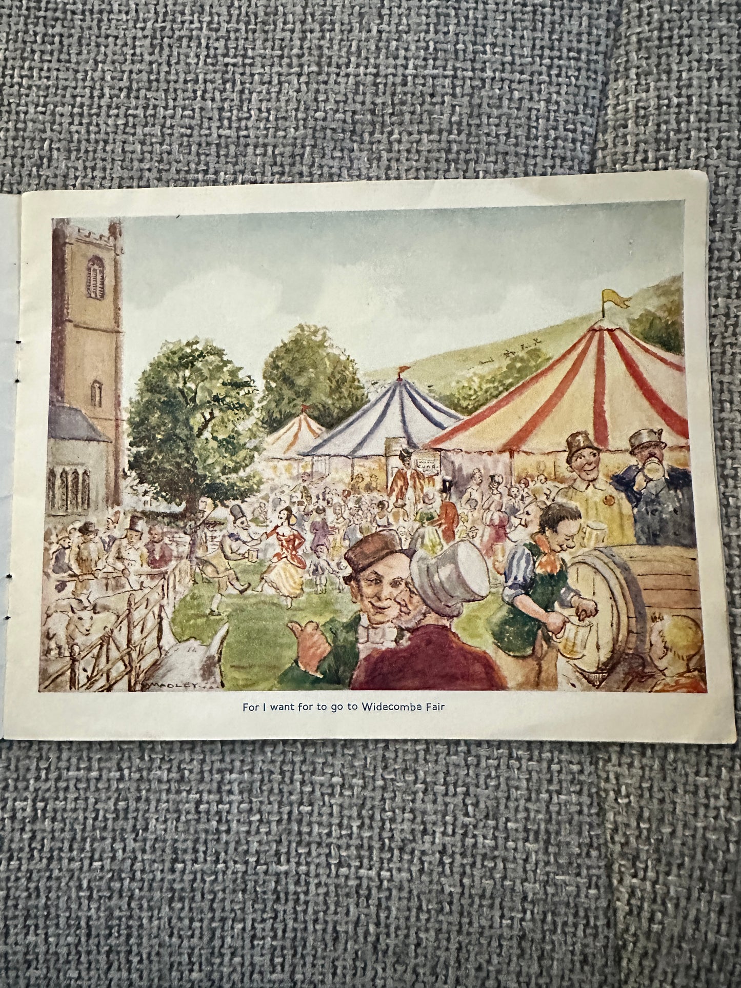 1950’s Widecombe Fair(Chudley of Exeter Publisher)