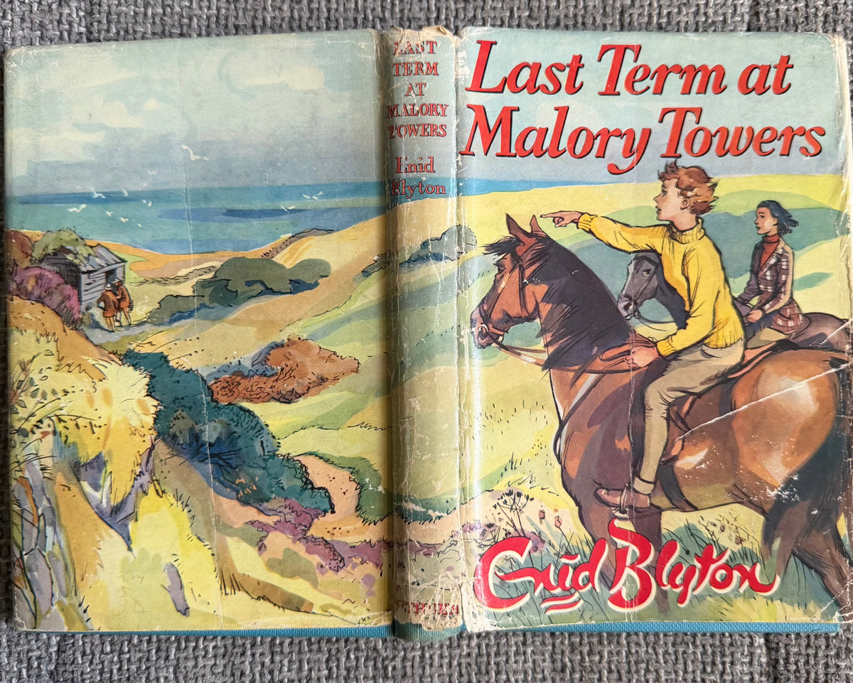 1957 Last Term At Malory Towers - Enid Blyton (Stanley Lloyd illust. Lilian Buchanan cover) Methuen & Co Ltd
