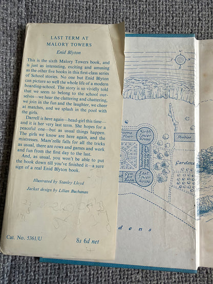 1957 Last Term At Malory Towers - Enid Blyton (Stanley Lloyd illust. Lilian Buchanan cover) Methuen & Co Ltd