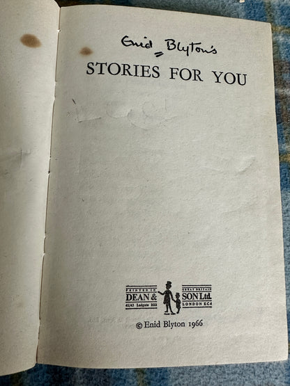 1966 Stories For You - Enid Blyton(Dean & Son Ltd)