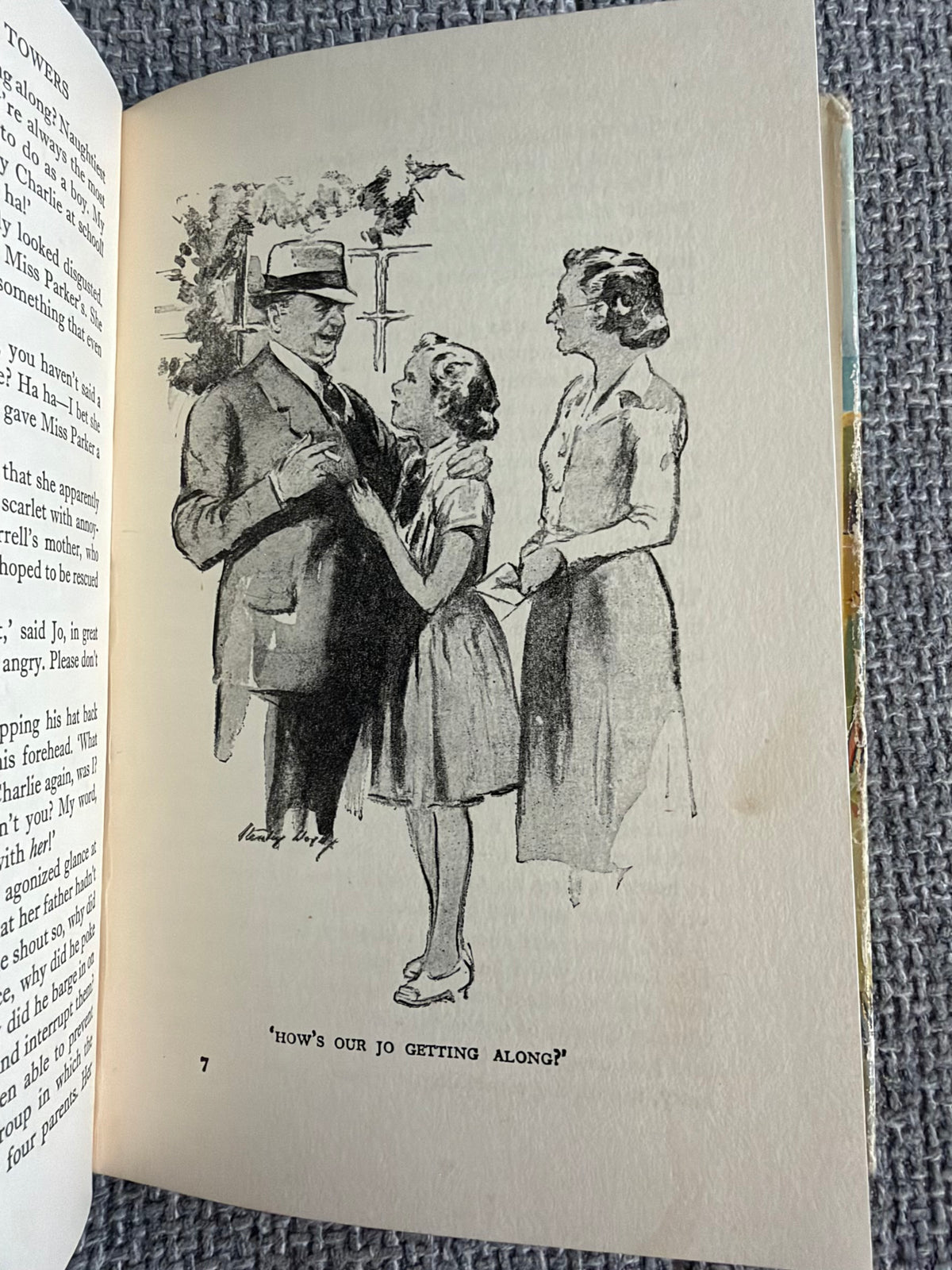 1957 Last Term At Malory Towers - Enid Blyton (Stanley Lloyd illust. Lilian Buchanan cover) Methuen & Co Ltd