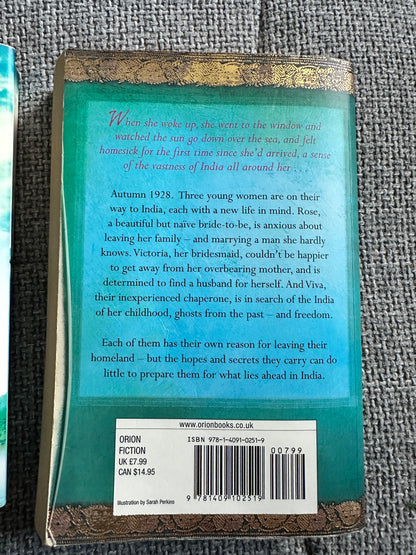 2008/2016 2x East Of The Sun & Monsoon Summer - Julia Gregson(Orion Books)