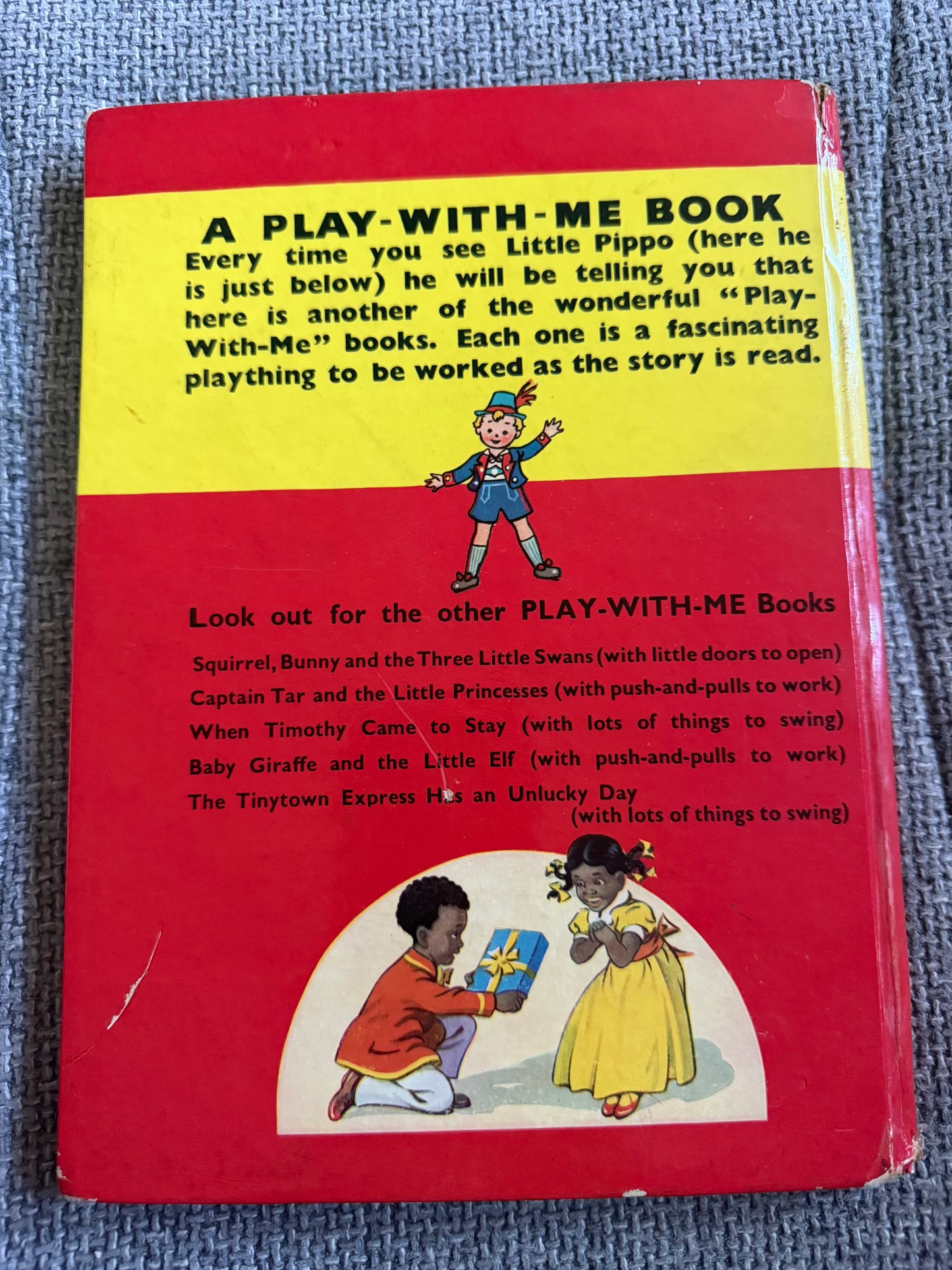 1953 The Three Little Black Boys (A Play With Me Book) Ann Verrent (David White Paper Engineer) Sampson Low