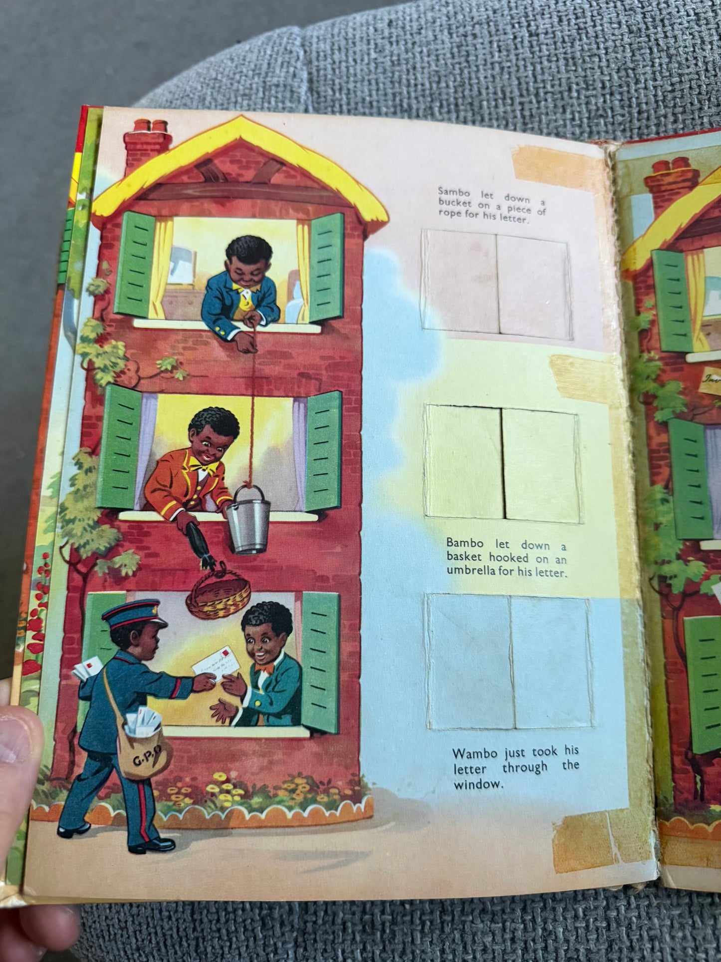 1953 The Three Little Black Boys (A Play With Me Book) Ann Verrent (David White Paper Engineer) Sampson Low