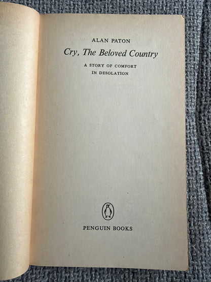 1966 Cry The Beloved Country - Alan Paton (Penguin)