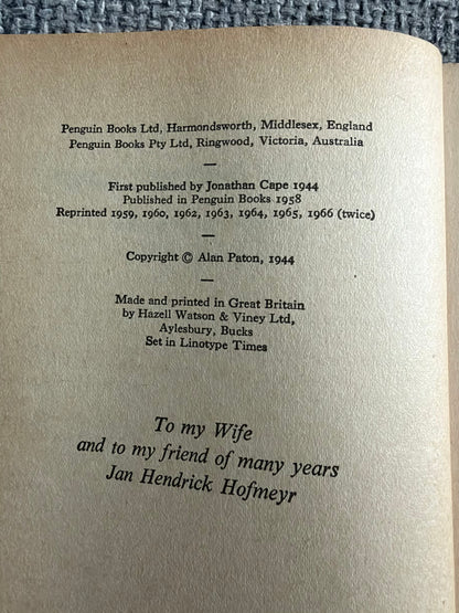 1966 Cry The Beloved Country - Alan Paton (Penguin)