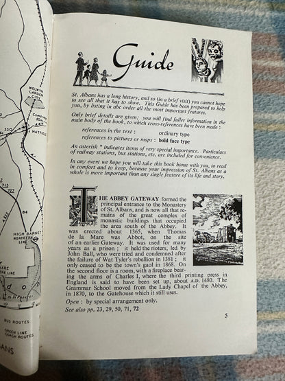 1960’s St.Albans City Guide Book