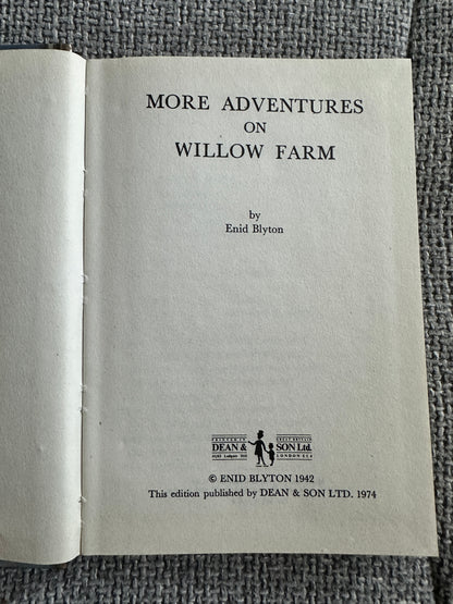 1974 More Adventures On Willow Farm - Enid Blyton(Dean & Son Ltd)