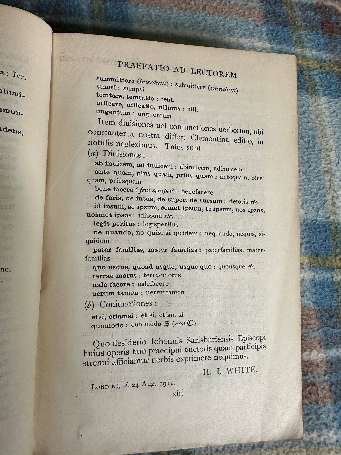 1926 Nouum Testamentvm Latine - J. Wordsworth & H. I. White(Oxonii) editio Minor