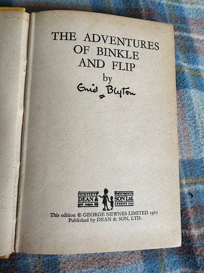 1967*1st* The Adventures Of Binkle & Flip - Enid Blyton(Dean & Son Ltd )