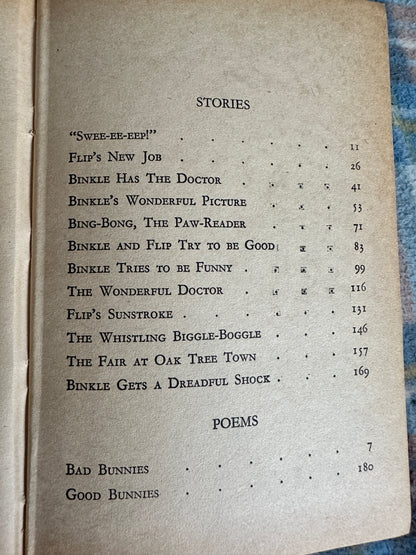 1967*1st* The Adventures Of Binkle & Flip - Enid Blyton(Dean & Son Ltd )