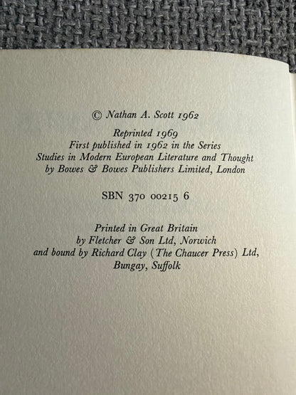 1969*1st* Albert Camus Biography - Nathan A. Scott (Bowes & Bowes Publisher)