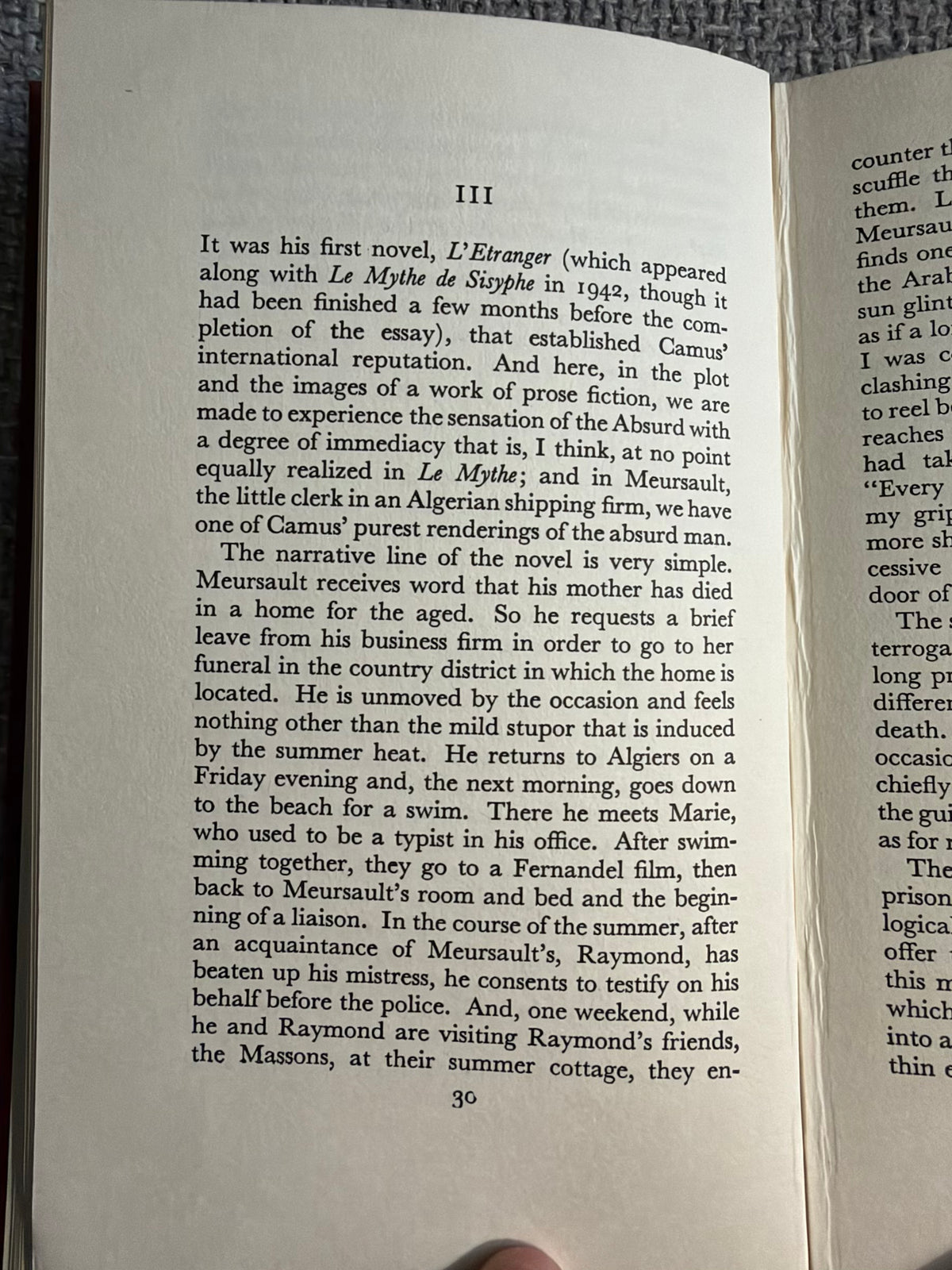 1969*1st* Albert Camus Biography - Nathan A. Scott (Bowes & Bowes Publisher)