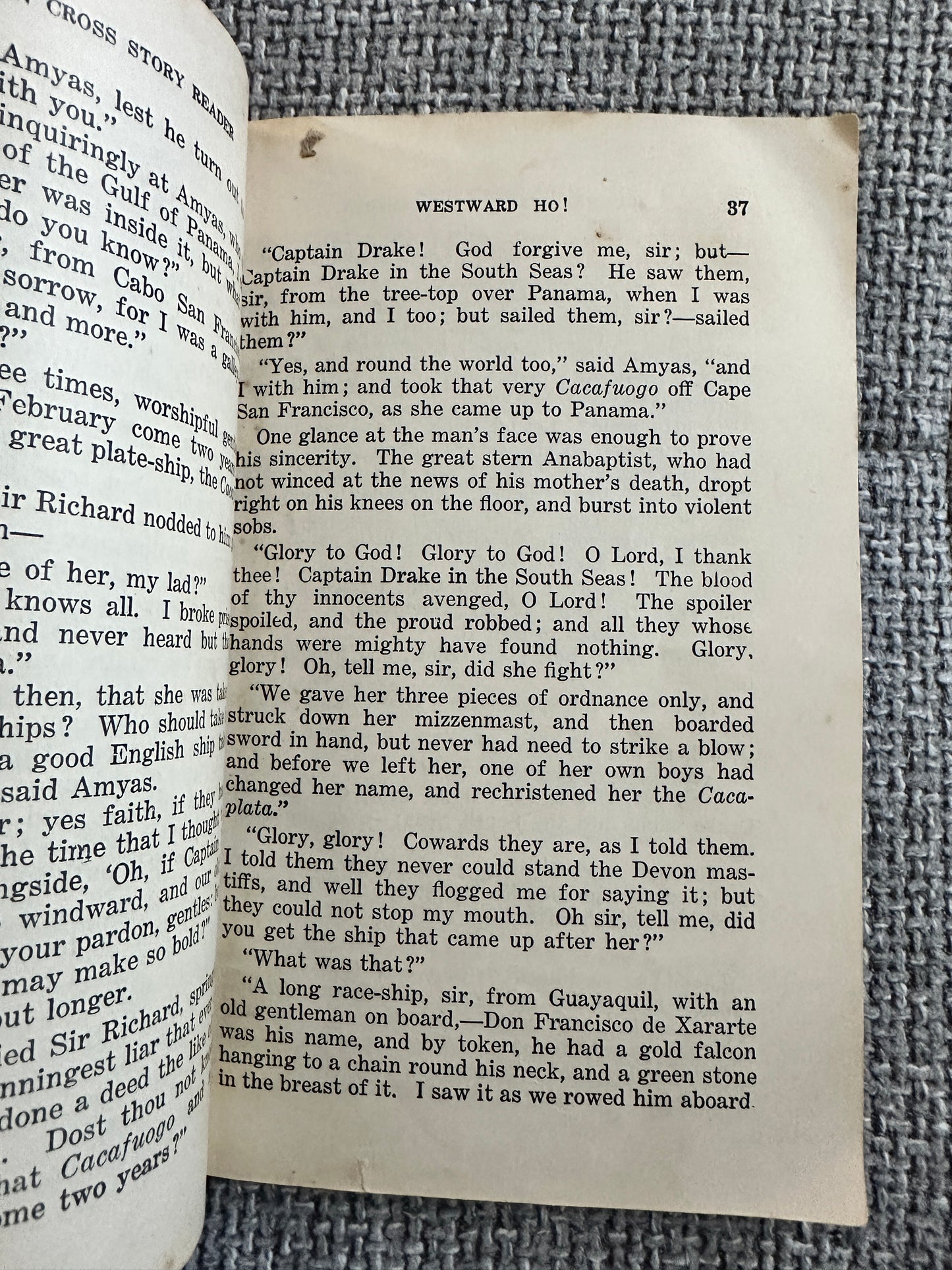 1930’s Westward Ho! - Charles Kingsley(Southern Cross Story Readers)Whitcombe & Tombs Ltd