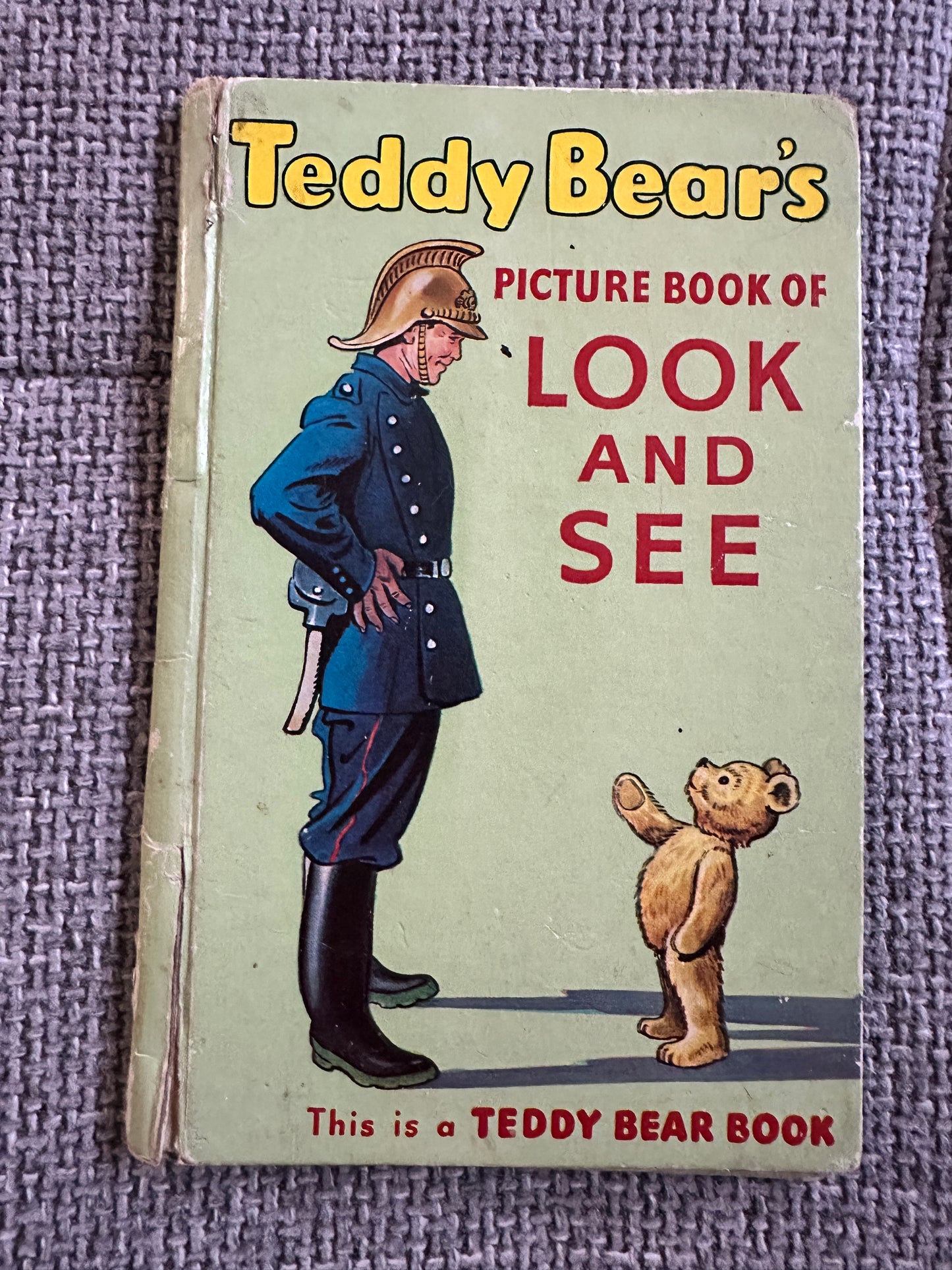 1950’s Teddy Bear’s Picture Book Of Look & See(Sampson Low Ltd)