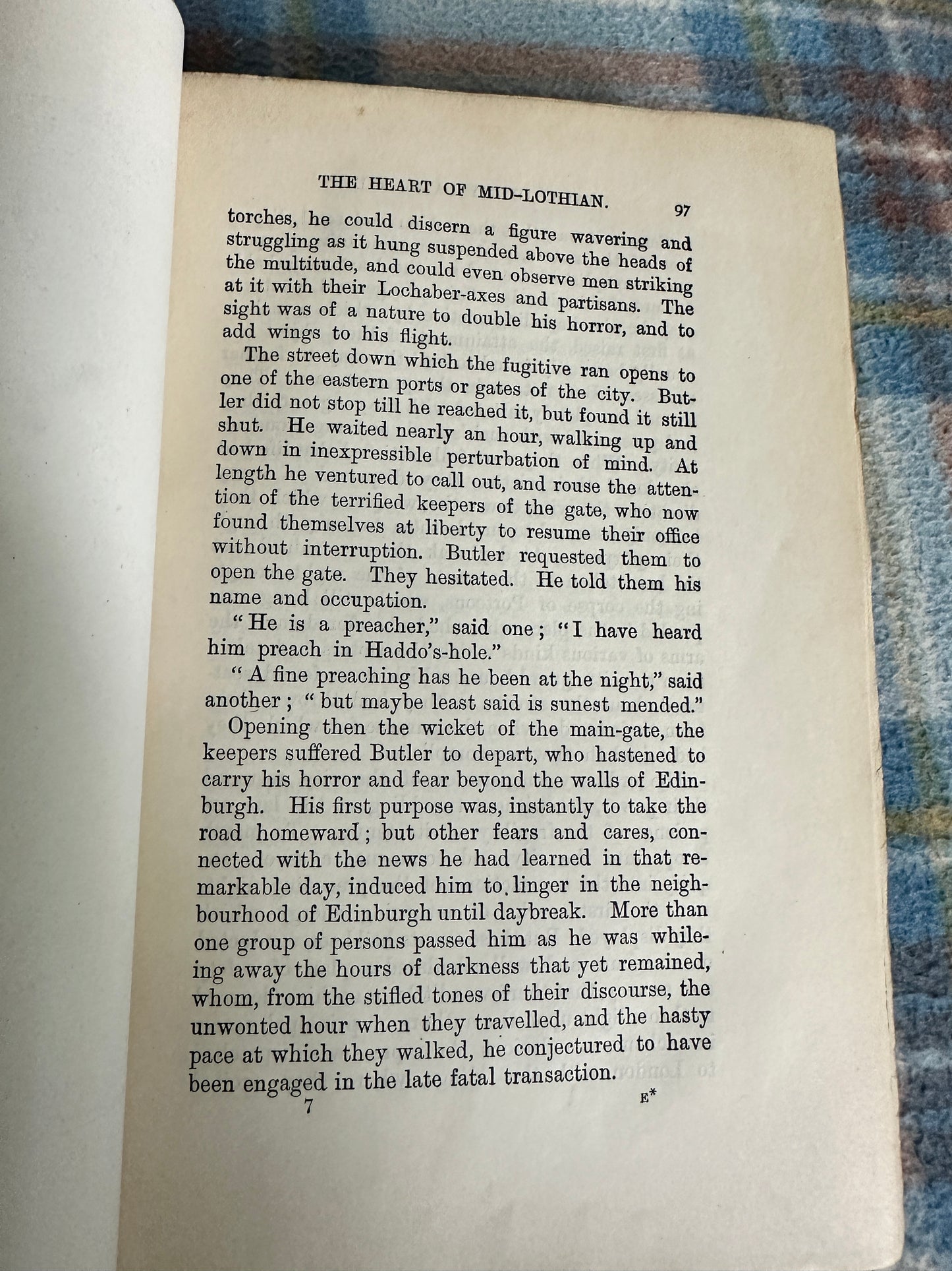 1910 The Heart Of Mid-Lothian - Sir Walter Scott(Illust Wal Paget, Sir J. E. Millais, Hugh Cameron etc)Waverley Novel VI