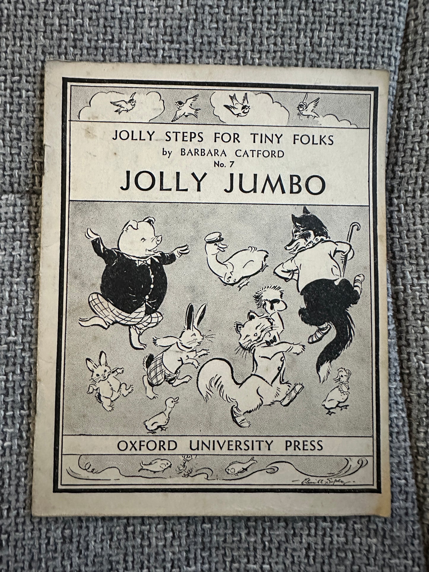 1939 Jolly Jumbo(Jolly Steps For Tiny Folks No7) Barbara Catford (Oxford University Press)