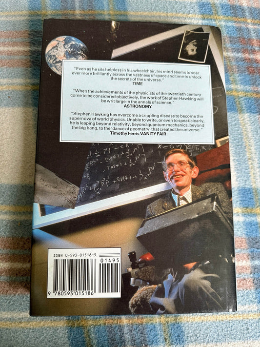 1989 A Brief History Of Time(From The Big Bang To Black Holes) Stephen W. Hawking(Bantam Press) - Honeyburn Books (UK)