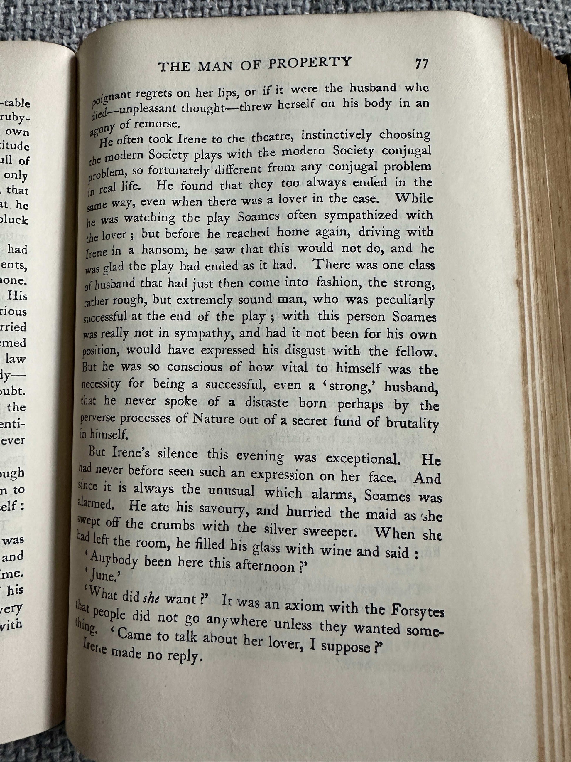 1925 The Forsyte Saga - John Galsworthy (William Heinemann Ltd) including Family Tree