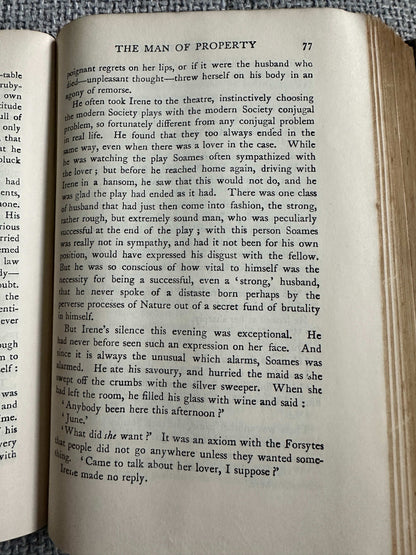 1925 The Forsyte Saga - John Galsworthy (William Heinemann Ltd) including Family Tree