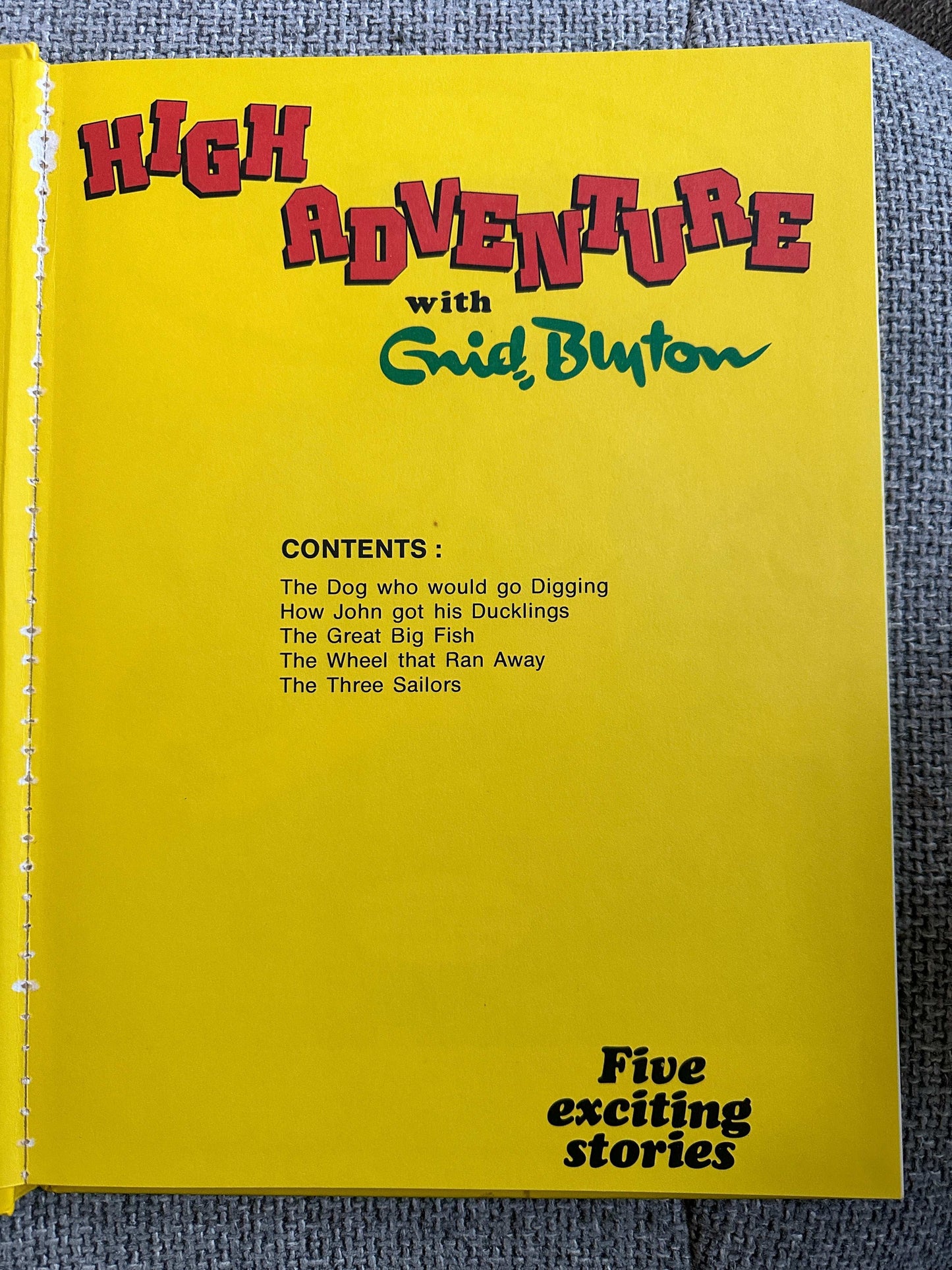 1965 High Adventures - Enid Blyton (Sandle Brothers Ltd) A3 Format