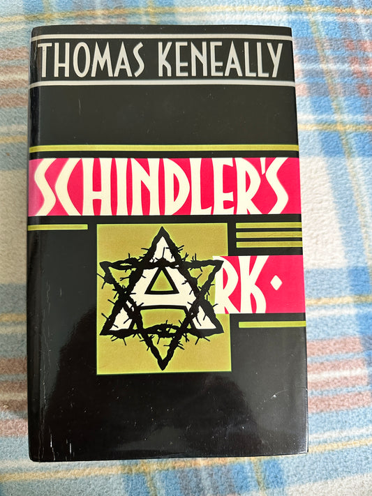 1982*1st* Schindler’s Ark - Thomas Keneally(Hodder & Stoughton)ex-library two stamps