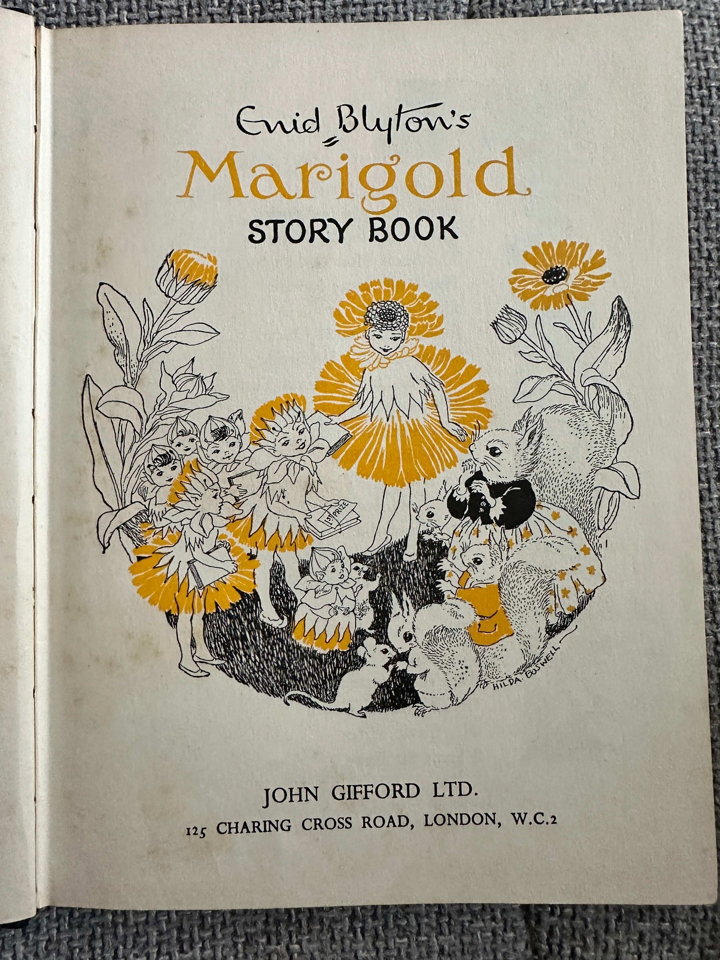 1954 Marigold Story Book - Enid Blyton (Hilda Boswell Cover Art) John Gifford Ltd.