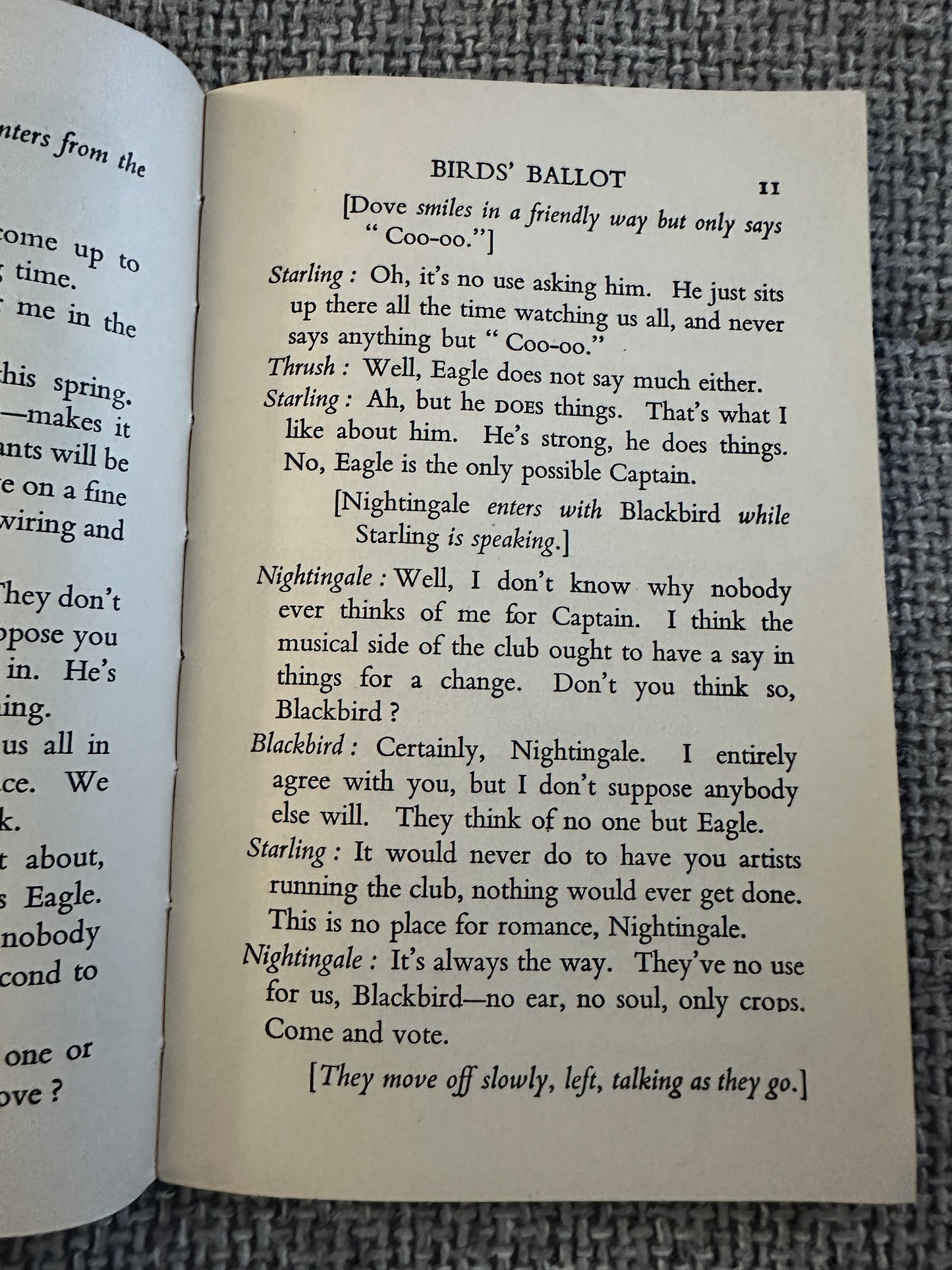 1950 Birds Ballot & Other Plays(Children’s Theatre No4) A. & C. Black Ltd.