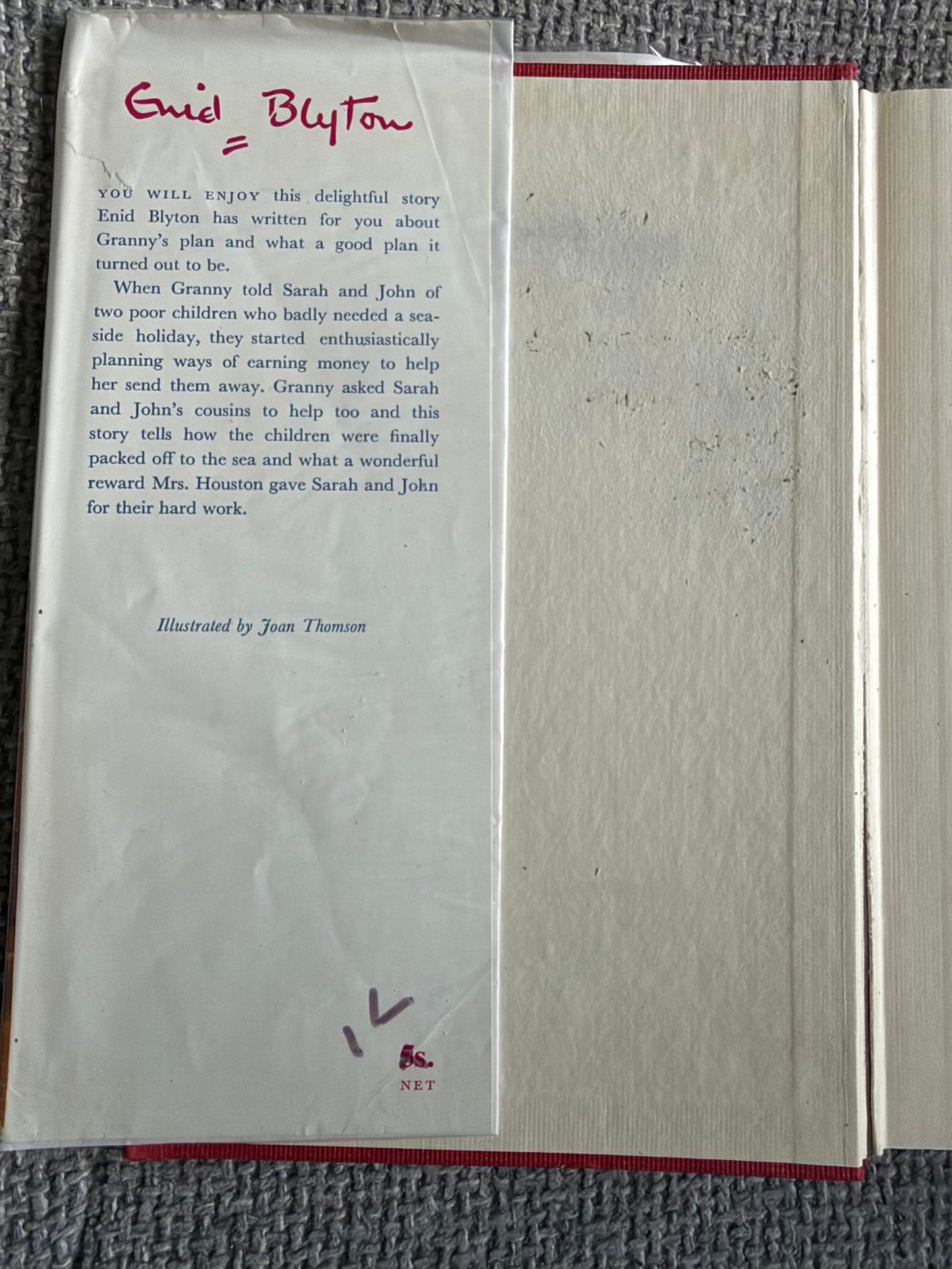 1962*1st* The Four Cousins - Enid Blyton (Joan Thompson illust) Lutterworth Press