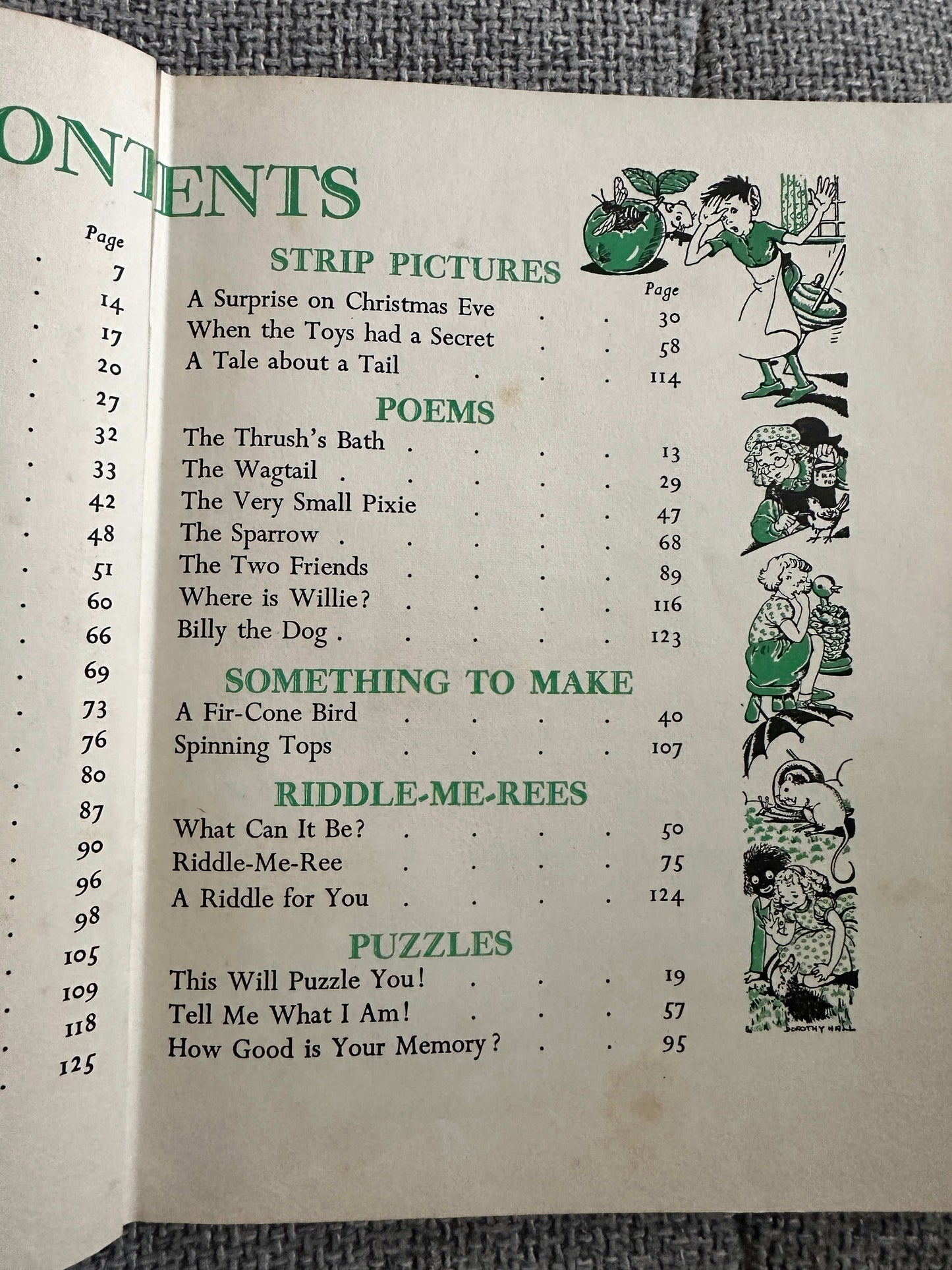 1954 Marigold Story Book - Enid Blyton (Hilda Boswell Cover Art) John Gifford Ltd.