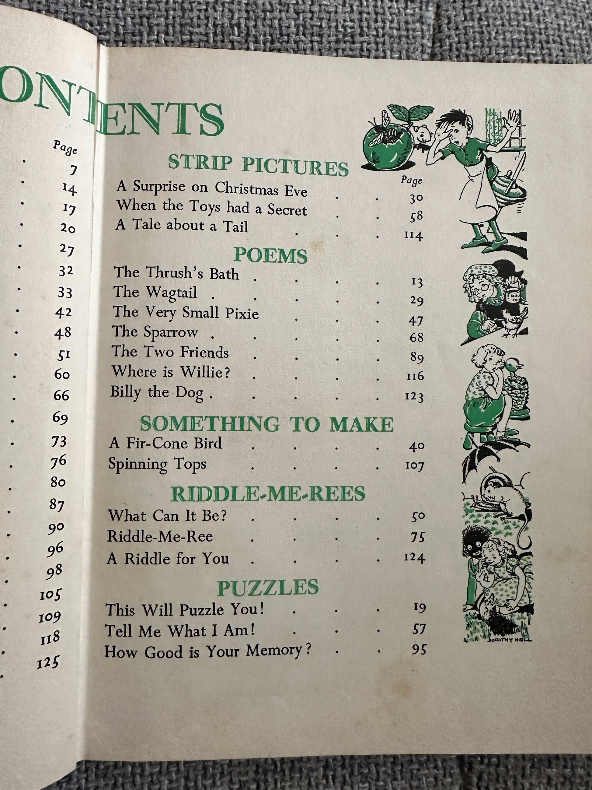 1954 Marigold Story Book - Enid Blyton (Hilda Boswell Cover Art) John Gifford Ltd.