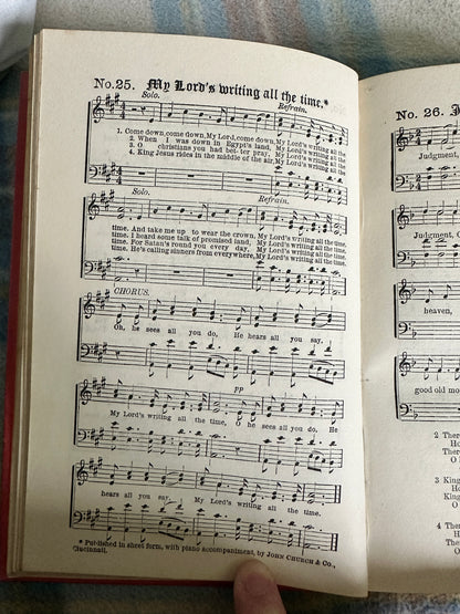 1922 Negro Spirituals, Or The Songs of The Jubilee Singers(W.J. Gibbs Publisher)