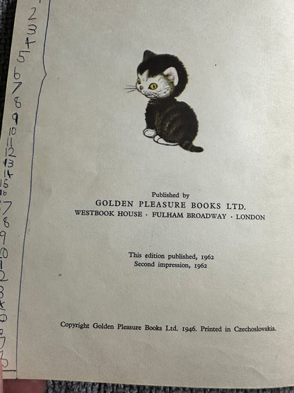 1962 The Shy Little Kitten(Happy Time Series no10) Cathleen Schurr (Gustaf Tenggren Illust)Golden Pleasure Books