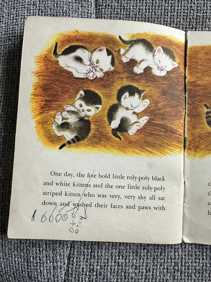 1962 The Shy Little Kitten(Happy Time Series no10) Cathleen Schurr (Gustaf Tenggren Illust)Golden Pleasure Books